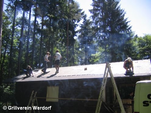 Renovierung Grillh&uuml;tte am 18.06.2005 - bild17, 496x372, 48 Kb