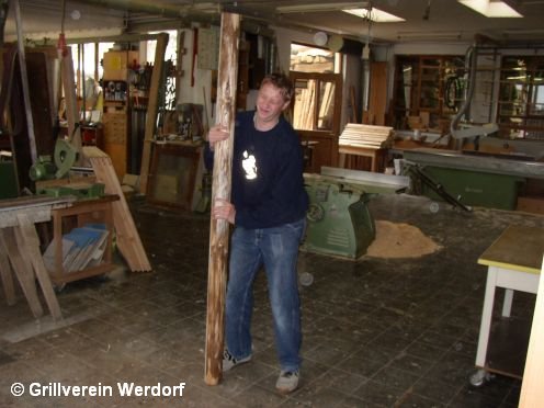 Renovierung Grillh&uuml;tte am 23.07.2005 - bild04, 496x372, 38 Kb